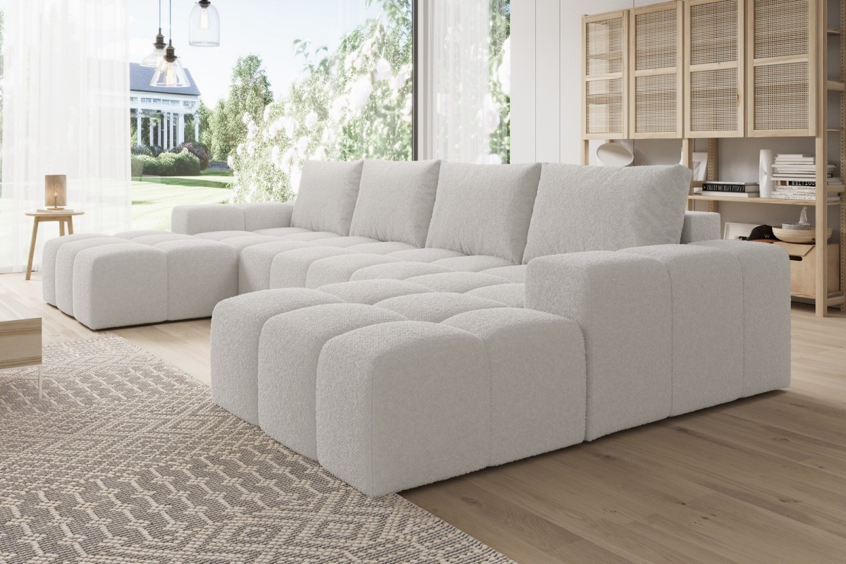 Narożnik jasnoszary w kształcie litery U CENTO