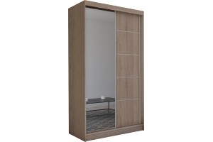 Szafa przesuwna do sypialni 150 z lustrem MARETA 