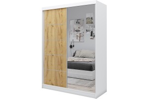 Szafa przesuwna dwudrzwiowa 160 z lustrem MARETA 