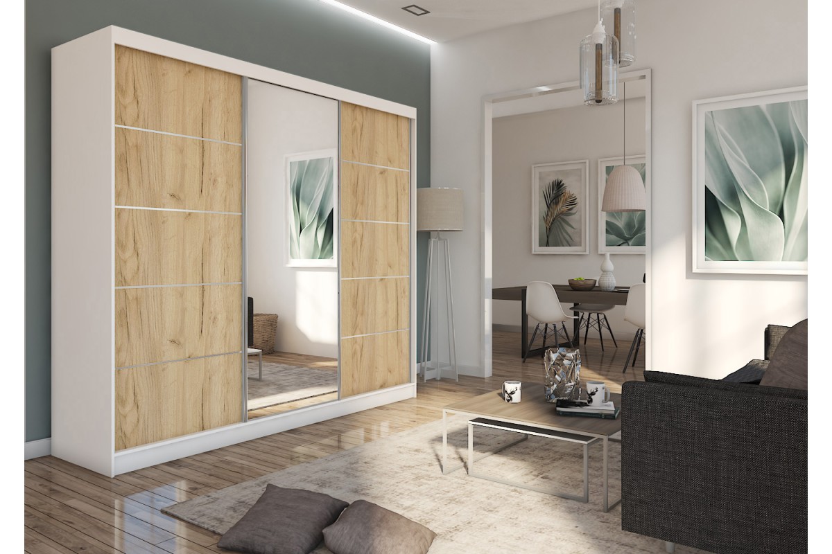 	Szafa przesuwna 240 z lustrem MARETA