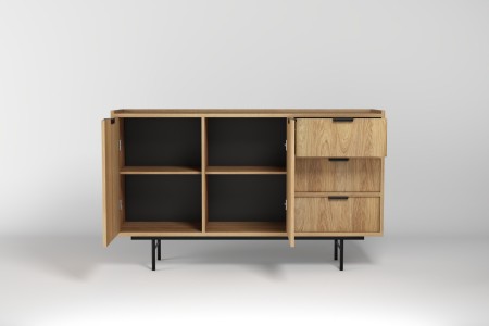 Komoda 2d3s EDSON w kolorze hikora 2