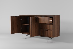 Komoda 2d3s EDSON w kolorze orzech