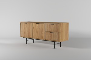 Komoda 2d2s EDSON w kolorze hikora