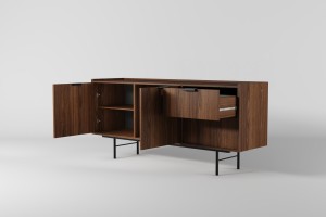 Komoda 2d2s EDSON w kolorze orzech