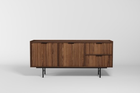 Komoda 2d2s EDSON w kolorze orzech 2