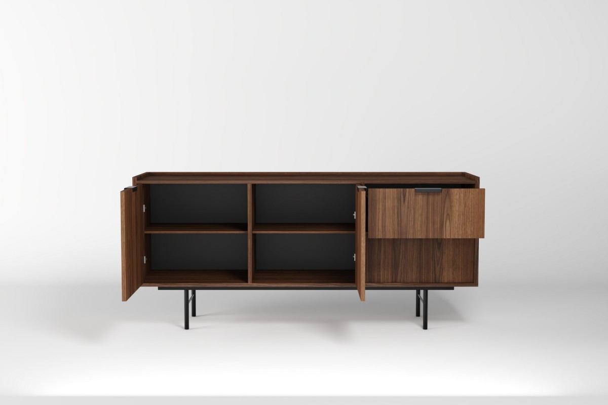 Komoda 2d2s EDSON w kolorze orzech