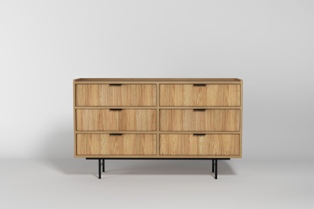 Komoda 6s EDSON w kolorze hikora 2