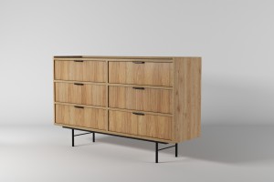 Komoda 6s EDSON w kolorze hikora