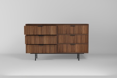 Komoda 6s EDSON w kolorze orzech 2