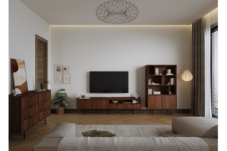 Zestaw EDSON w kolorze orzech