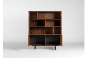 Regał EDSON w kolorze orzech