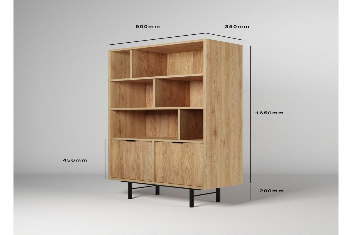 Regał EDSON w kolorze hiroka