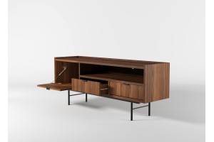 Szafka RTV 150 EDSON w kolorze orzech