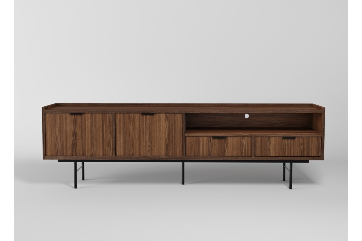 Szafka RTV 200 EDSON w kolorze orzech