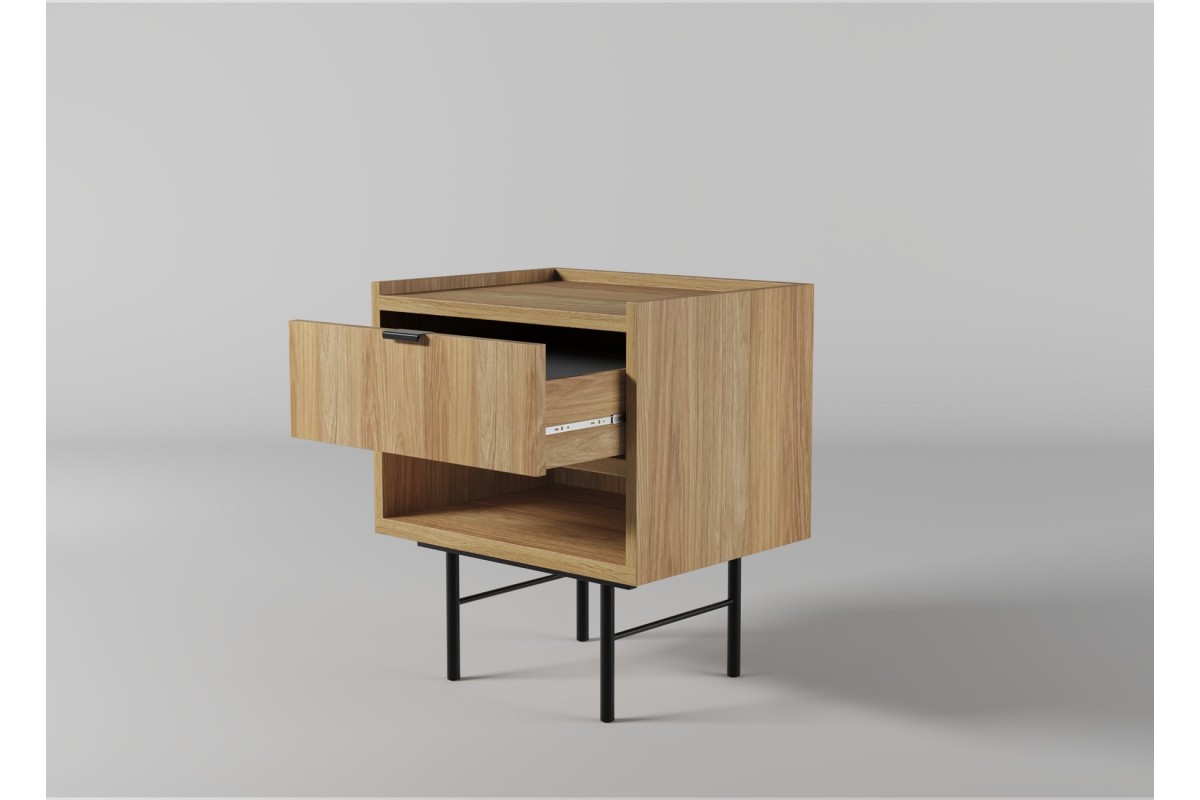 Stolik nocny EDSON w kolorze hiroka