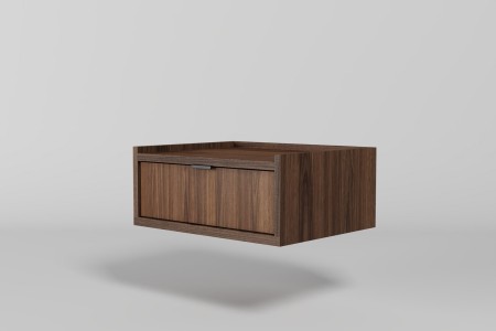 Szafka nocna EDSON w kolorze orzech 2