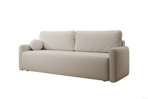Sofa beżowa z funkcją spania Pisilli