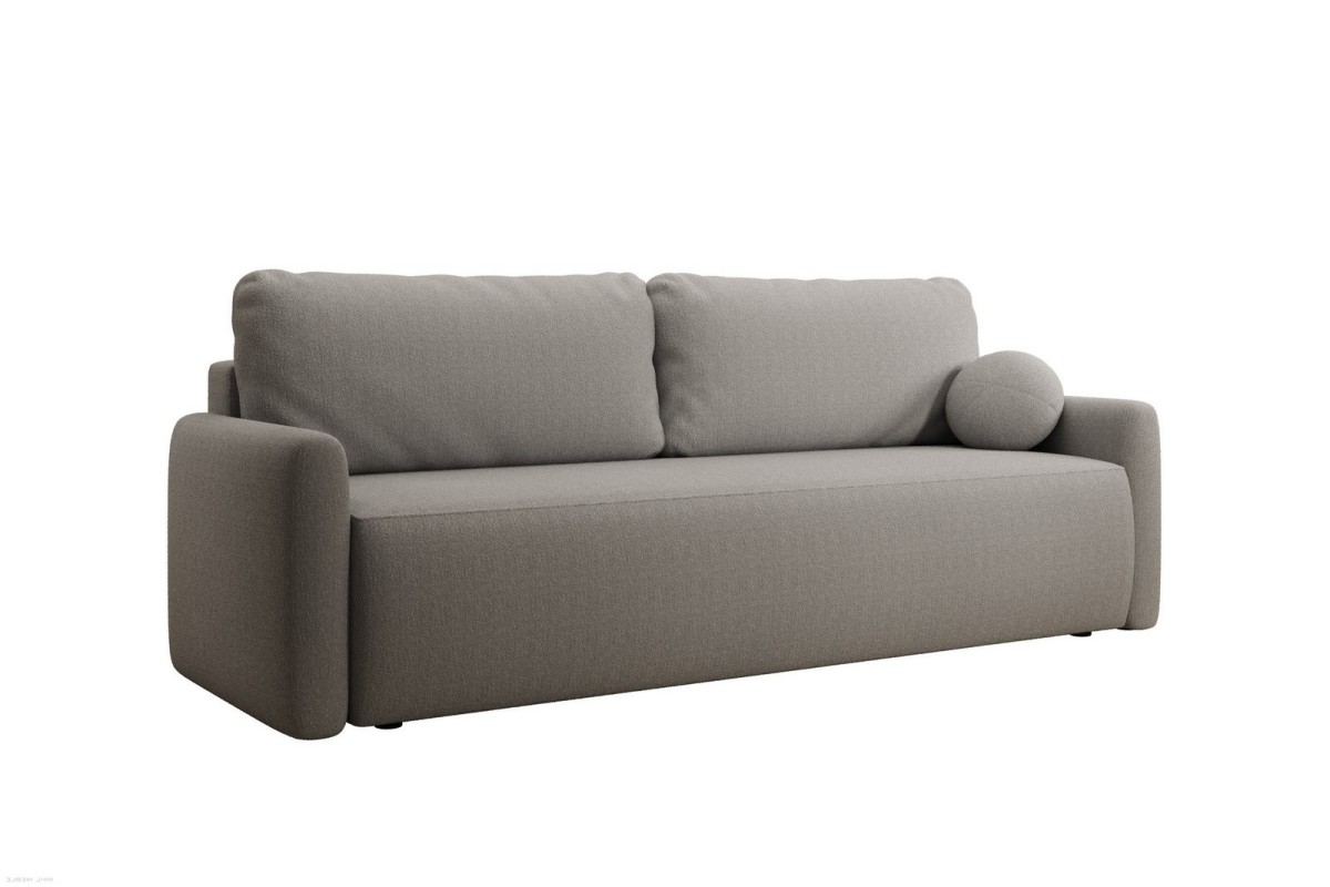 Sofa jasnoszara z funkcją spania Pisilli