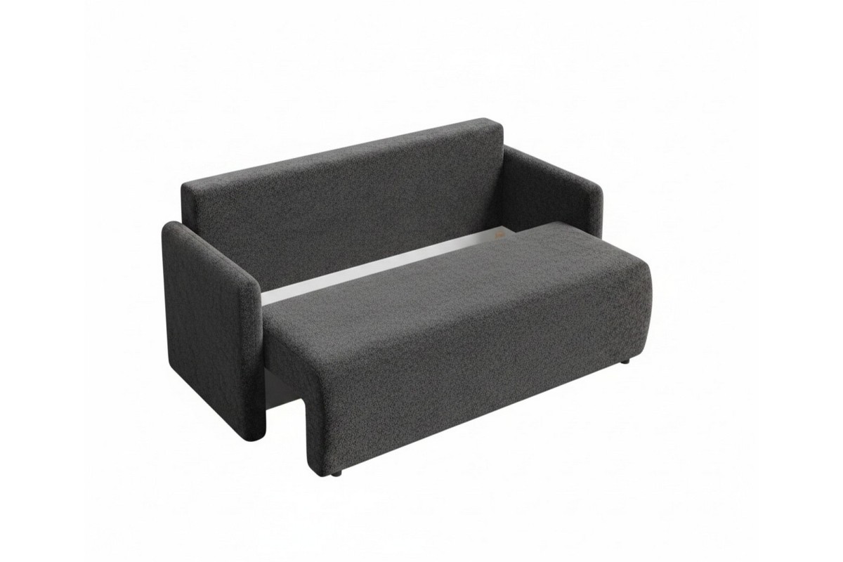 Sofa ciemnoszara z funkcją spania Pisilli