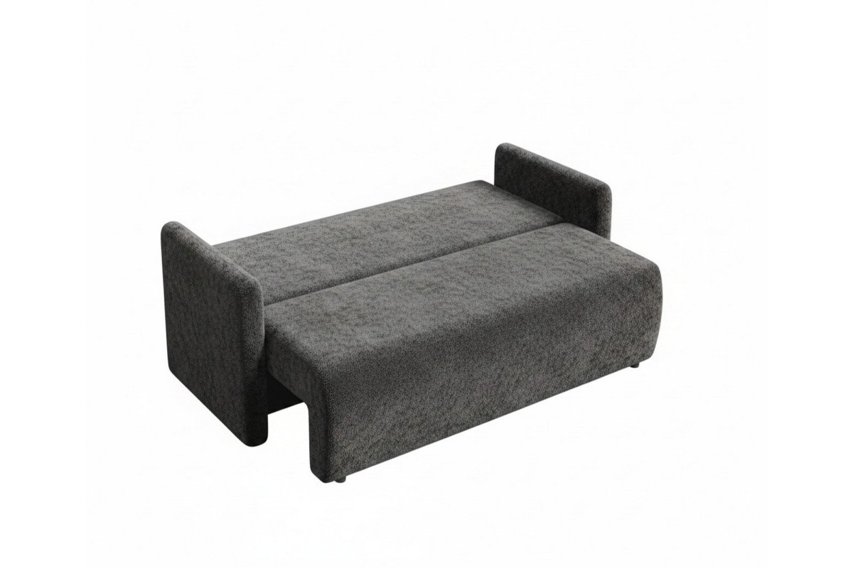 Sofa ciemnoszara z funkcją spania Pisilli