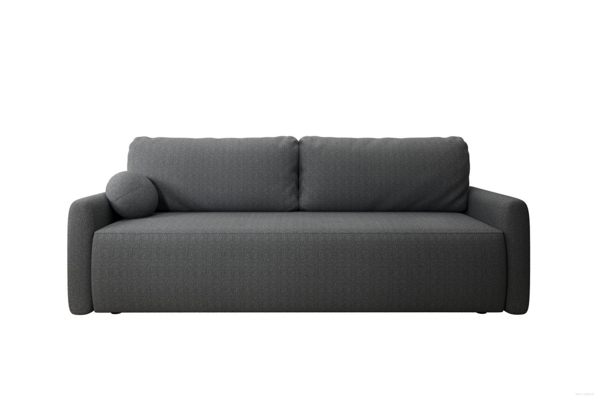 Sofa ciemnoszara z funkcją spania Pisilli