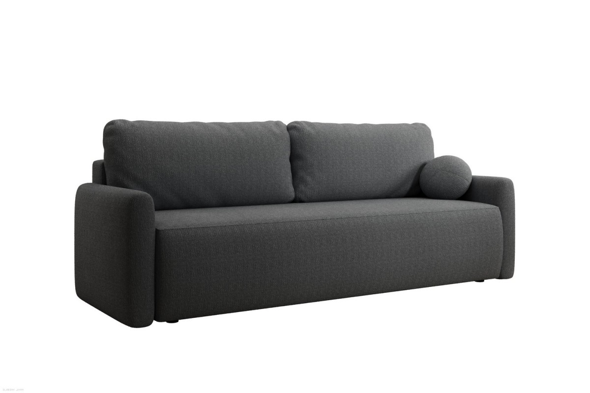 Sofa ciemnoszara z funkcją spania Pisilli