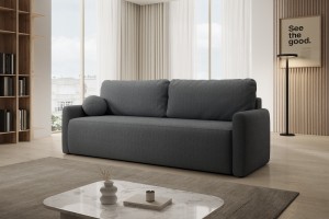 Sofa ciemnoszara z funkcją spania Pisilli
