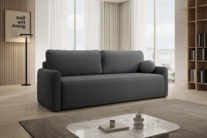 Sofa ciemnoszara z funkcją spania Pisilli