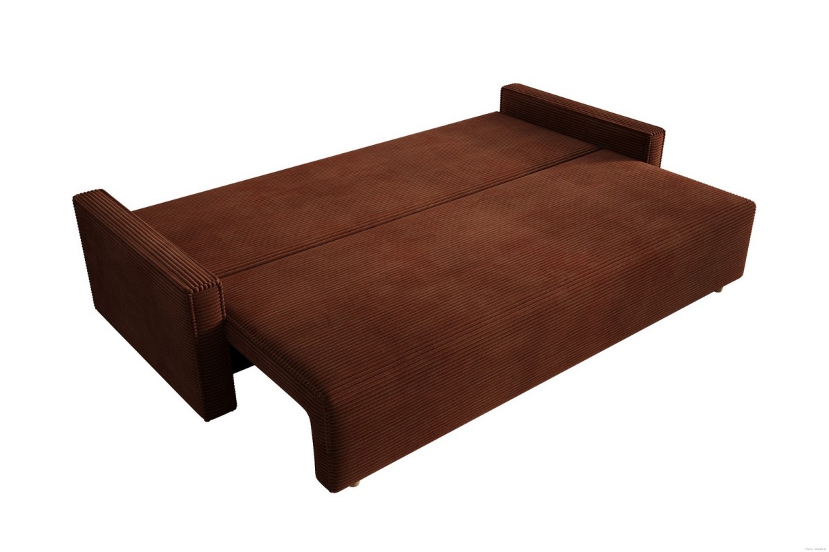 Sofa bordowa z funkcją spania Veluto