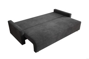 Sofa ciemnoszara z funkcją spania Veluto