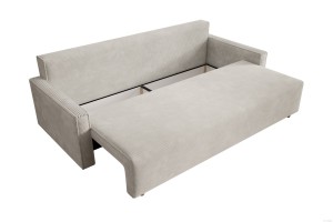 Sofa beżowa z funkcją spania Veluto