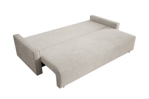Sofa beżowa z funkcją spania Veluto