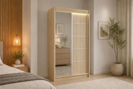 Szafa przesuwna 120 z lustrem MARETA 2
