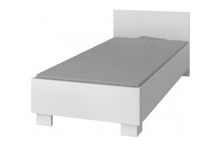 Białe łóżko do pokoju dziecięcego SMYK 1 bez materaca