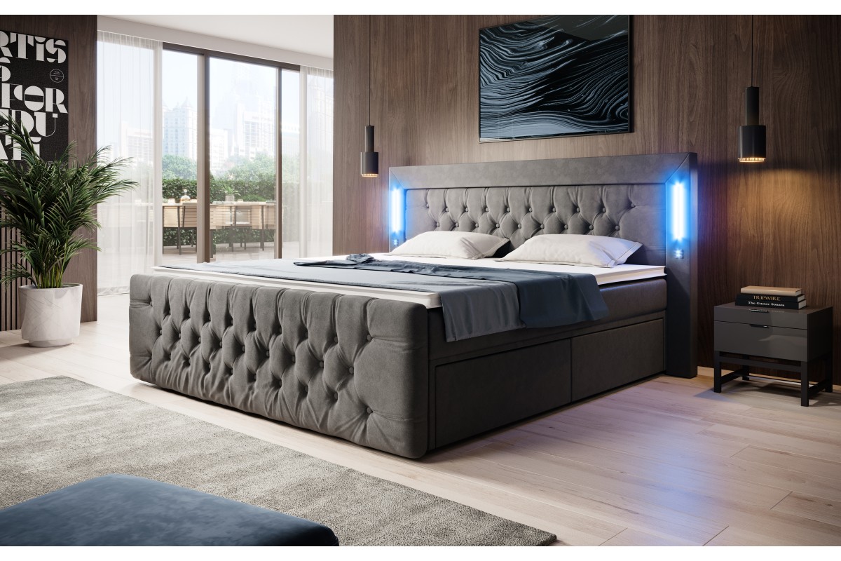 Łóżko kontynentalne 140x200 do sypialni