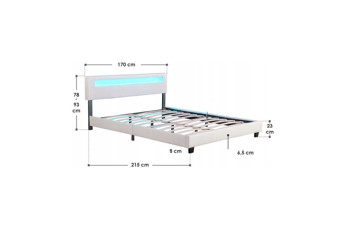 Łóżko tapicerowane AVENTA 160x200