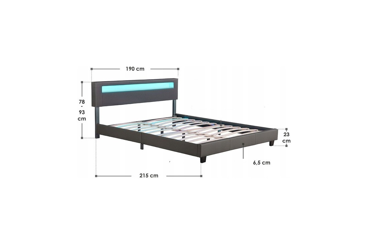 Łóżko tapicerowane AVENTA 180x200