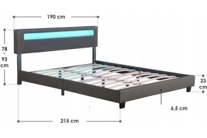Łóżko tapicerowane AVENTA 180x200