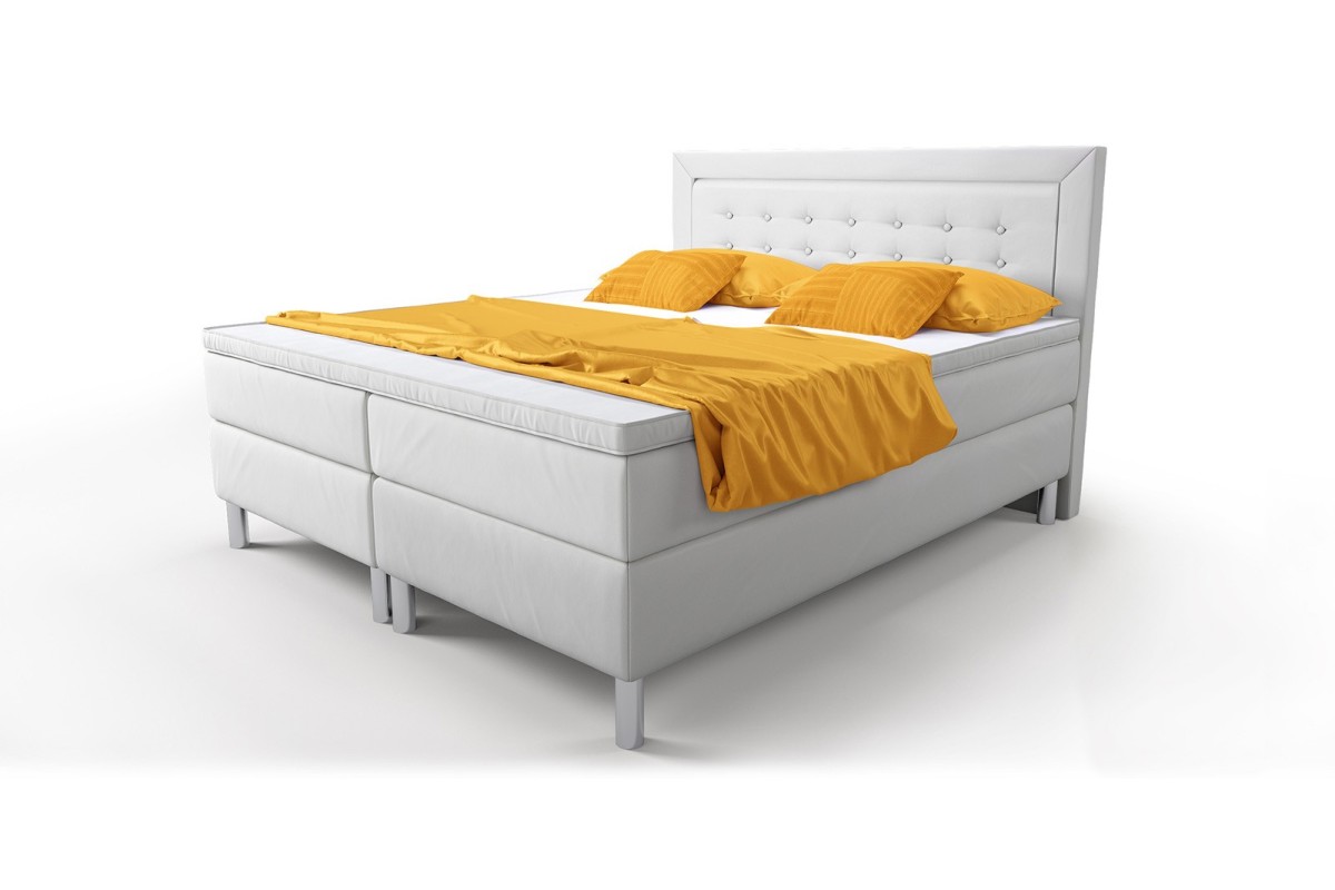 CELIA łóżko kontynentalne 160x200 na nóżkach