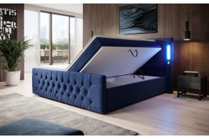 Producent łóżek kontynentalnych 180x200 z oświetleniem led