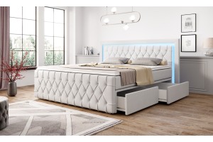 Łóżko kontynentalne 180x200 z materacem