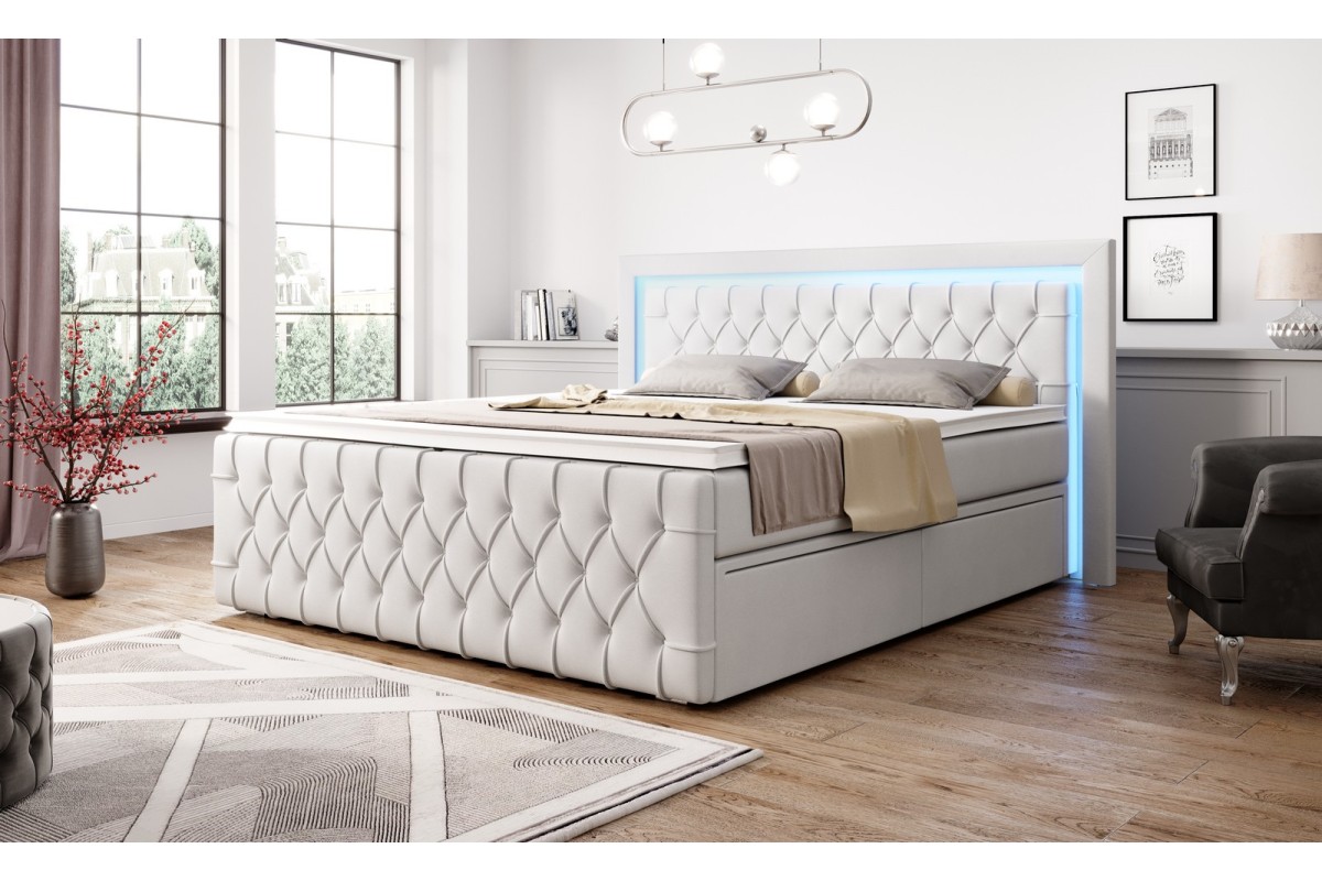 Producent łóżek kontynentalnych 180x200 do sypialni