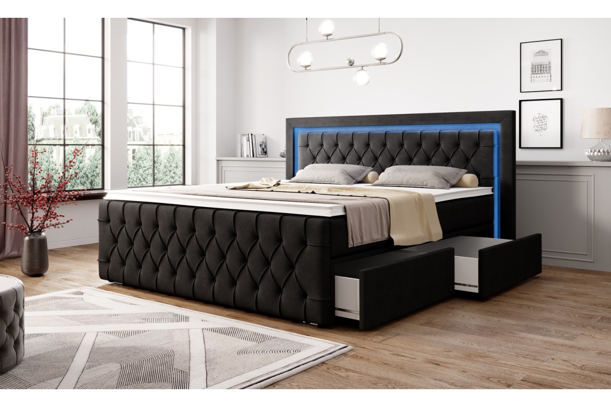 Producent łóżek kontynentalnych 180x200 do sypialni