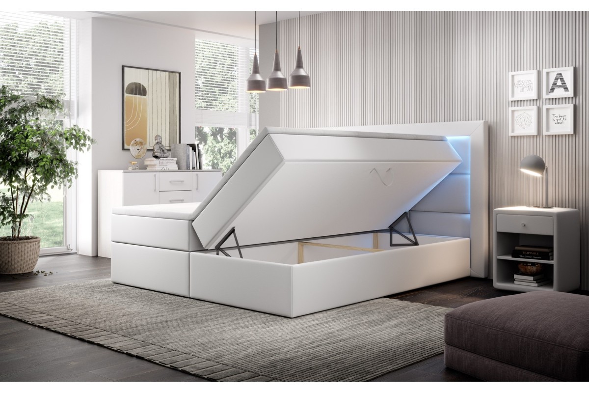 Łóżko kontynentalne 160x200 aspen