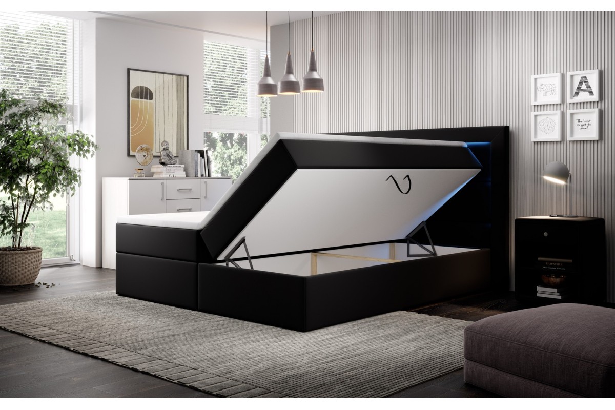 Łóżko kontynentalne 160x200 z materacem