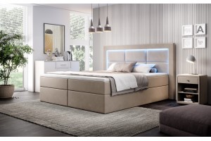 Sypialniane łóżko kontynentalne 160x200