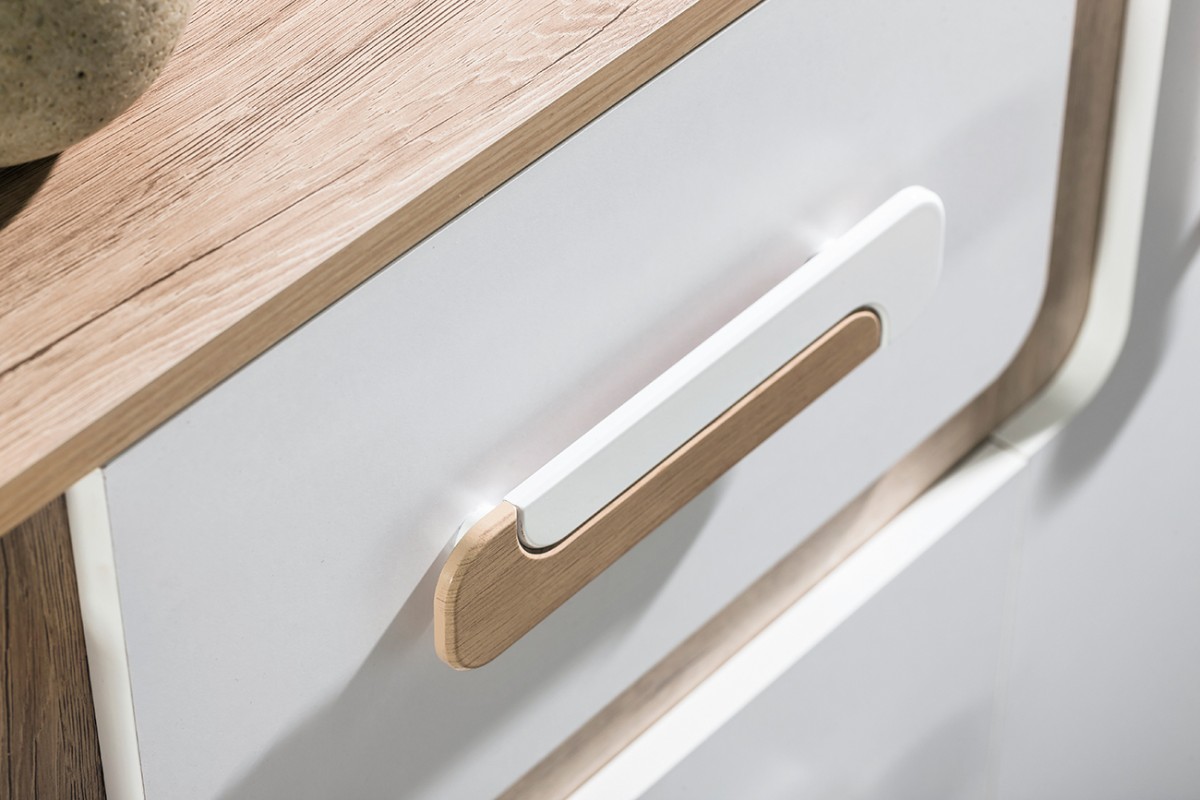 Komoda z szybą LILLY