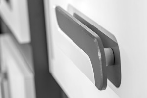 Komoda z szybą LILLY