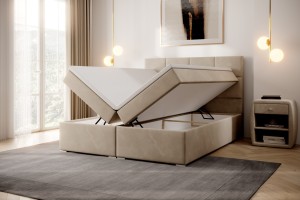 Kontynentalne łóżko malaga 160x200