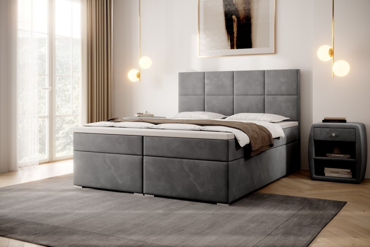 Łóżko sypialniane kontynentalne 160x200